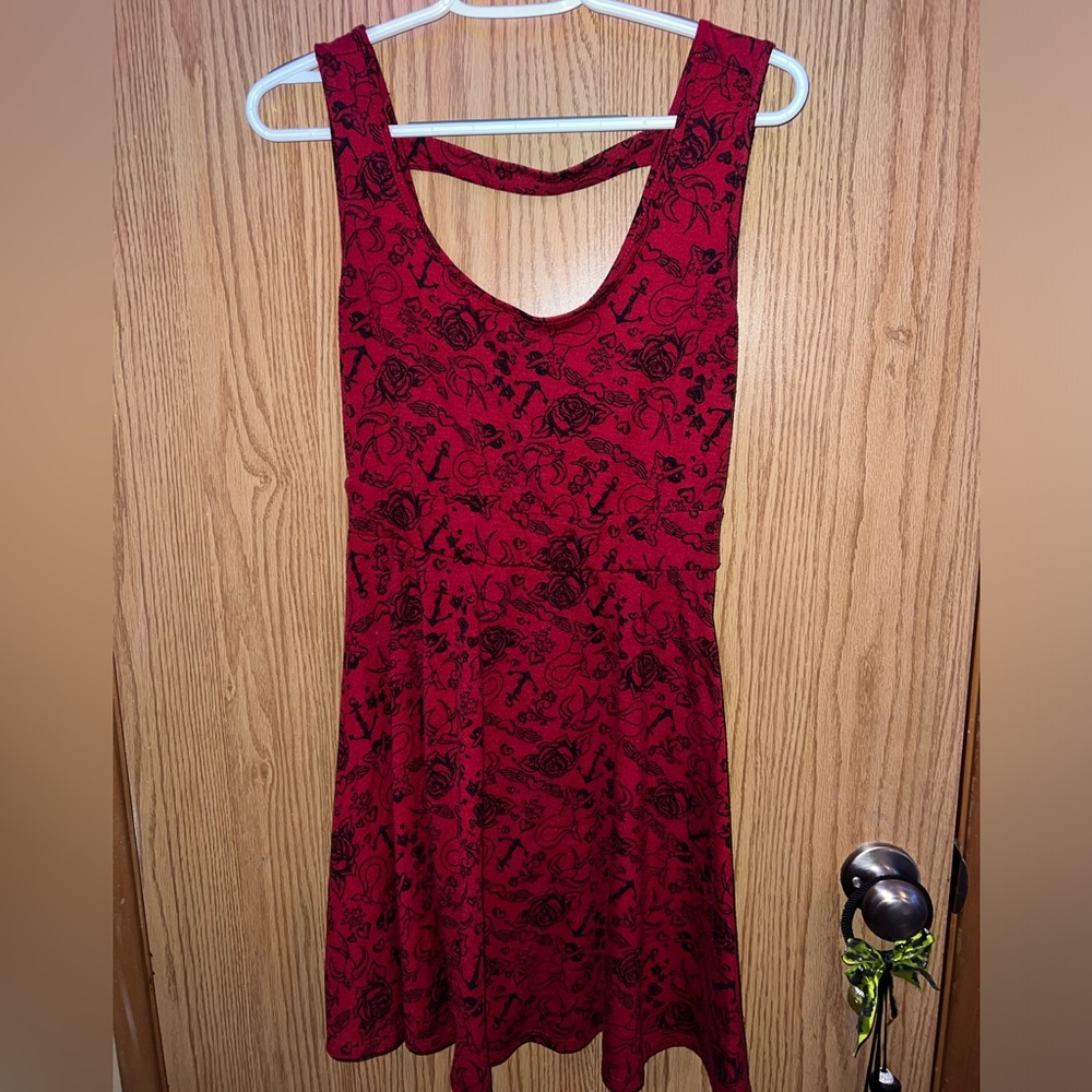 Hot Topic Nautical Skater Dress